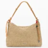Large Raffia Charms Bag