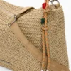 Large Raffia Charms Bag