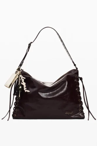 Large Shiny Woven Bag