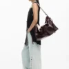 Large Shiny Woven Bag