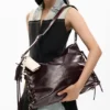 Large Shiny Woven Bag