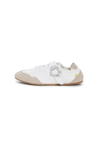 Leather Buckle Sneaker