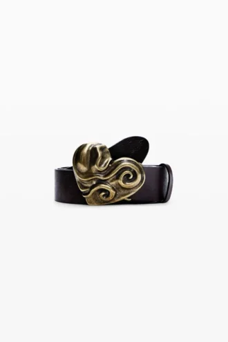 Leather Heart Belt