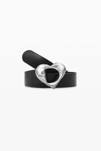 Leather Heart Belt