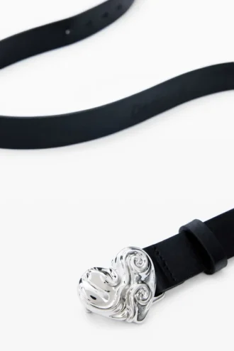 Leather Heart Belt
