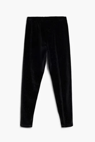 Leggings with Worn Effect