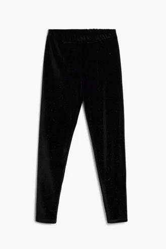 Leggings with Worn Effect