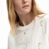 Logo T-Shirt with Appliques Logo T-Shirt with Appliques
