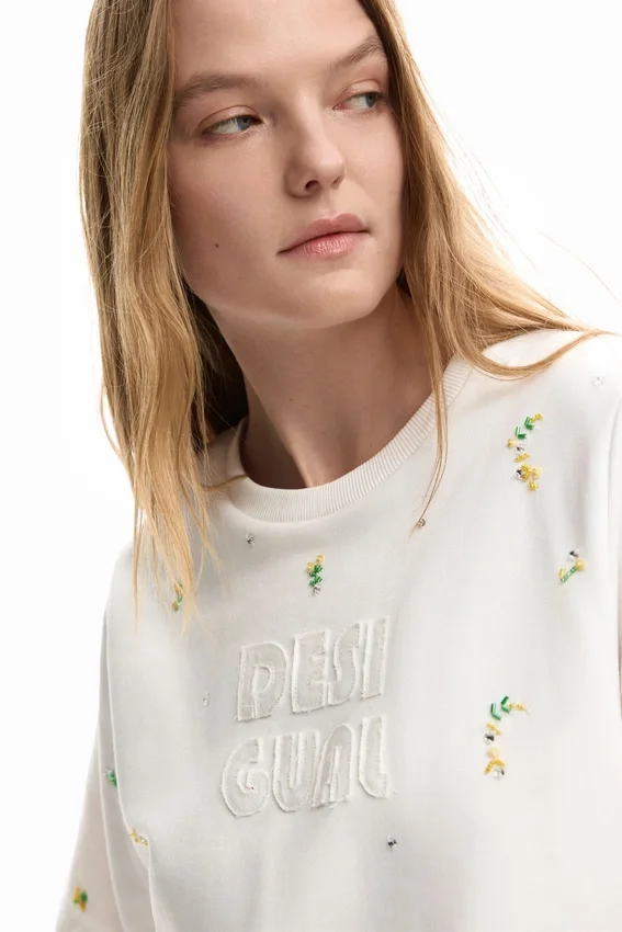 Logo T-Shirt with Appliques Logo T-Shirt with Appliques