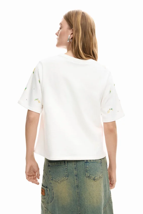 Logo T-Shirt with Appliques Logo T-Shirt with Appliques