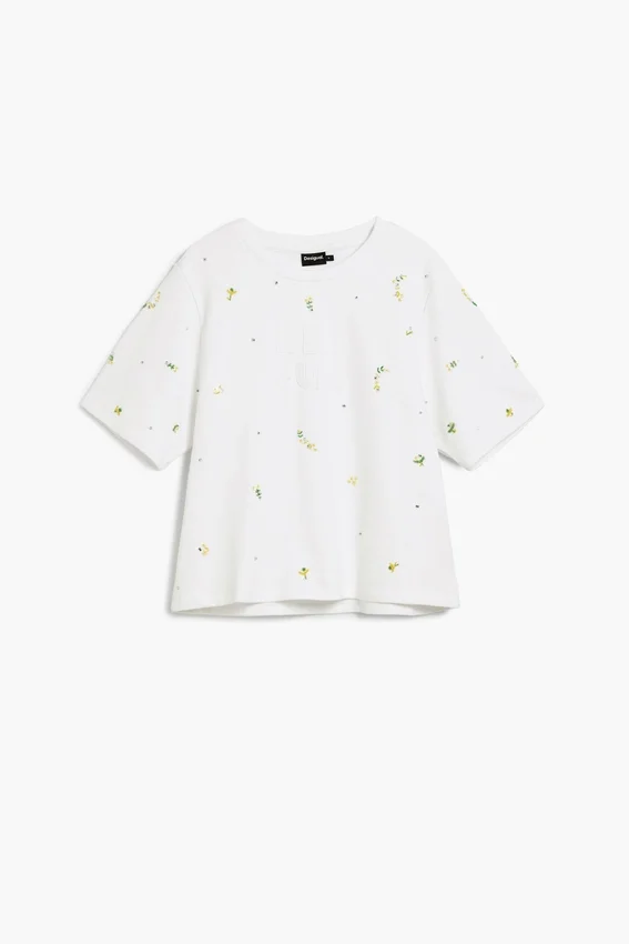 Logo T-Shirt with Appliques Logo T-Shirt with Appliques