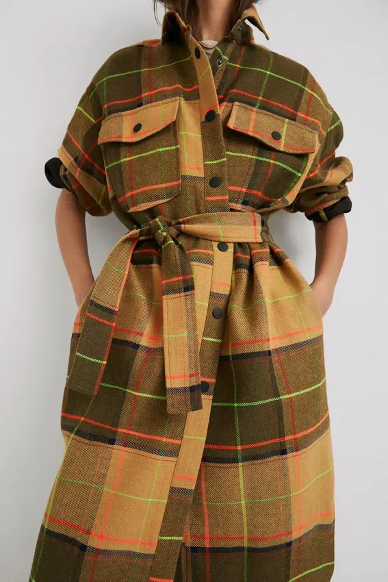 Long Coat Tartan Long Coat Tartan