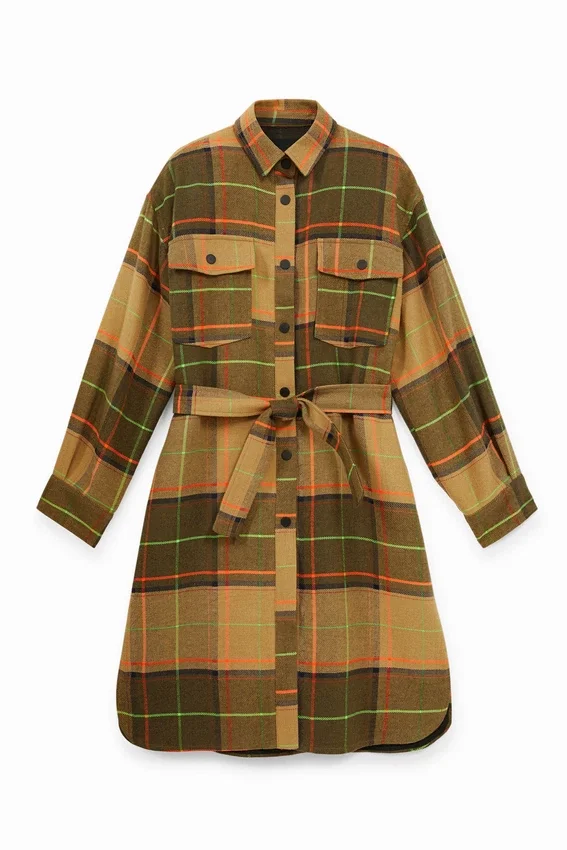 Long Coat Tartan Long Coat Tartan