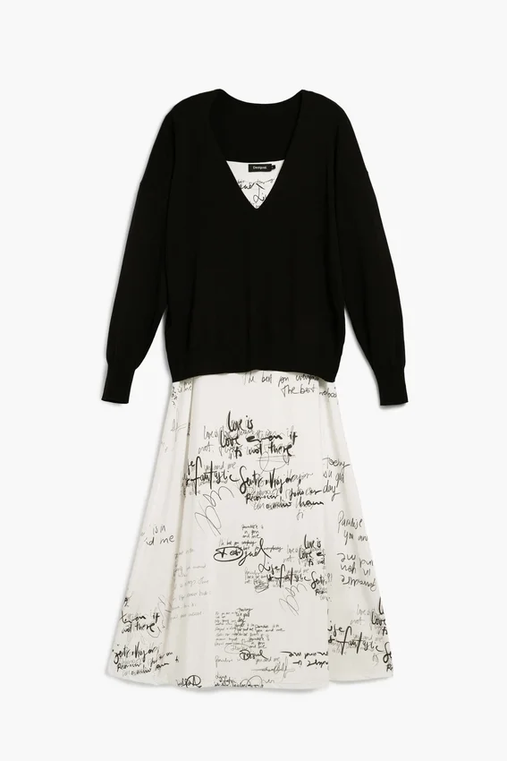 Long Combined Dress Long Combined Dress