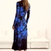 Long Floral Dress M. C. Lacroix Long Floral Dress M. C. Lacroix