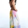 Long Floral Print Trousers