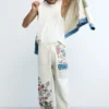 Long Floral Trousers Long Floral Trousers
