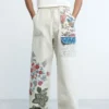 Long Floral Trousers Long Floral Trousers