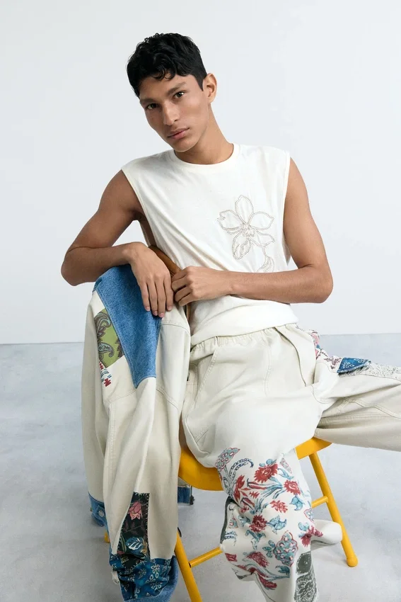 Long Floral Trousers Long Floral Trousers