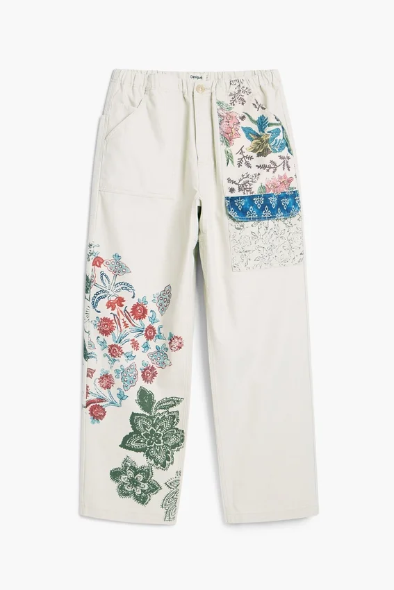 Long Floral Trousers Long Floral Trousers