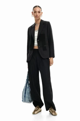 Long Pleated Trousers