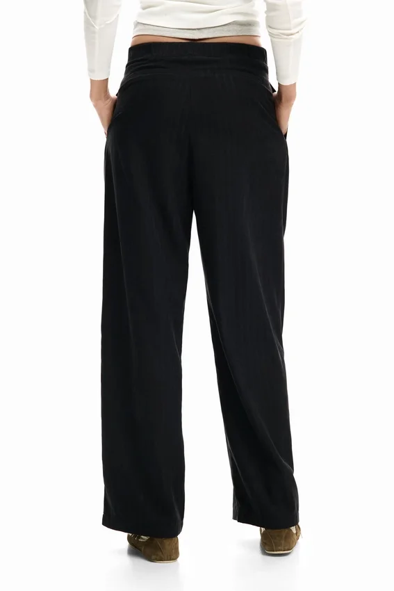 Long Pleated Trousers Long Pleated Trousers