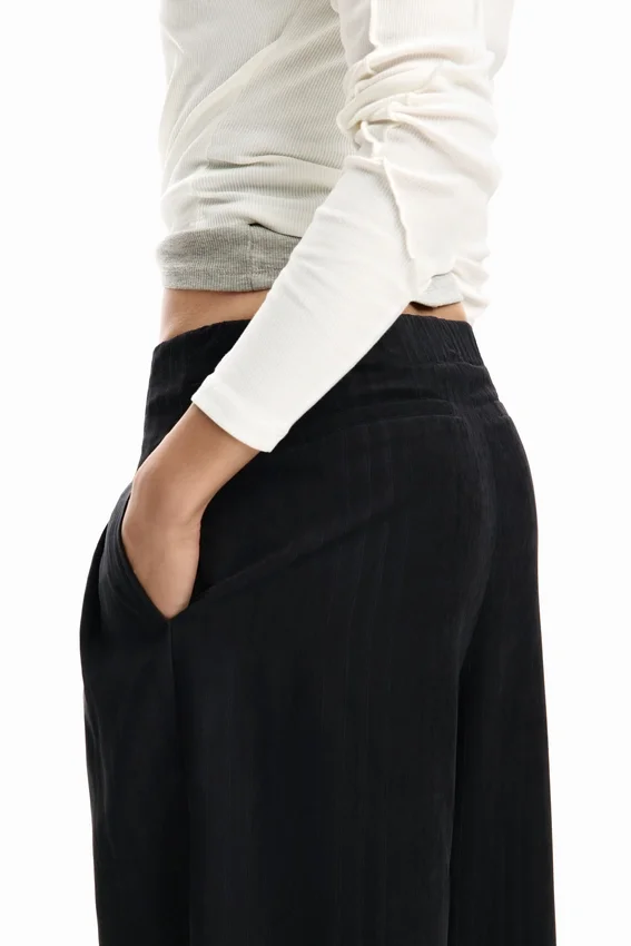 Long Pleated Trousers Long Pleated Trousers