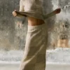 Long Ribbed Skirt Long Ribbed Skirt