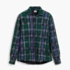 Long-Sleeve Check Overshirt