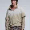 Long-Sleeve Double Polo Shirt