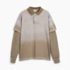 Long-Sleeve Double Polo Shirt