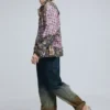 Long-Sleeved Checked Patch Shirt