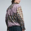 Long-Sleeved Checked Patch Shirt