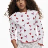 Long-Sleeved Hearts T-Shirt