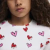 Long-Sleeved Hearts T-Shirt