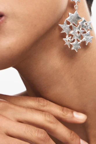 Long Star Formation Earrings Zalio