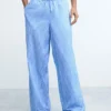 Long Striped Trousers