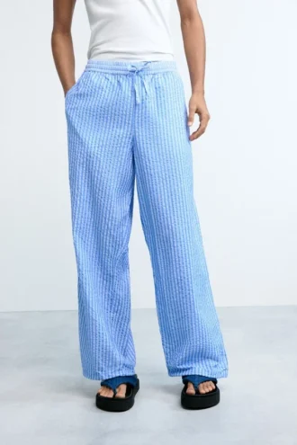 Long Striped Trousers