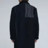Long Striped Wool Coat Long Striped Wool Coat