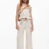 Long Trousers with Pompoms