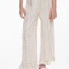 Long Trousers with Pompoms