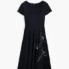 Low-Cut Midi Dress Low-Cut Midi Dress