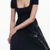 Low-Cut Midi Dress Low-Cut Midi Dress