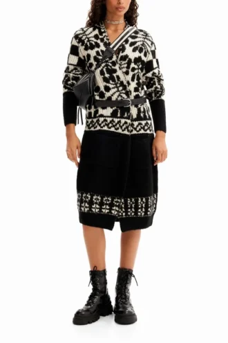 M. Christian Lacroix Oversize Long Cardigan