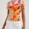 M. Christian Lacroix Ribbed T-Shirt M. Christian Lacroix Ribbed T-Shirt
