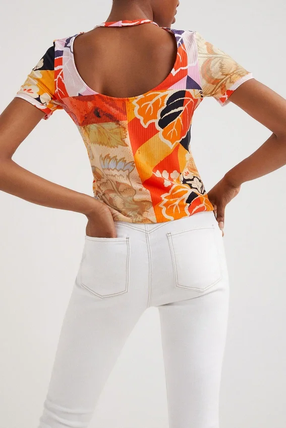 M. Christian Lacroix Ribbed T-Shirt M. Christian Lacroix Ribbed T-Shirt