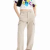 M. Christian Lacroix Short Gathered Floral Blouse