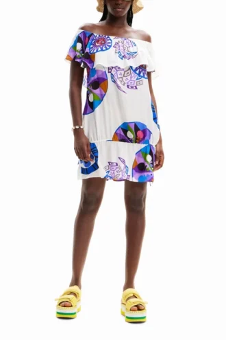 M. Christian Lacroix Short Ruffle Dress