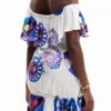 M. Christian Lacroix Short Ruffle Dress