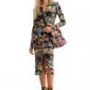 M. Christian Lacroix Tapestry Midi Dress M. Christian Lacroix Tapestry Midi Dress